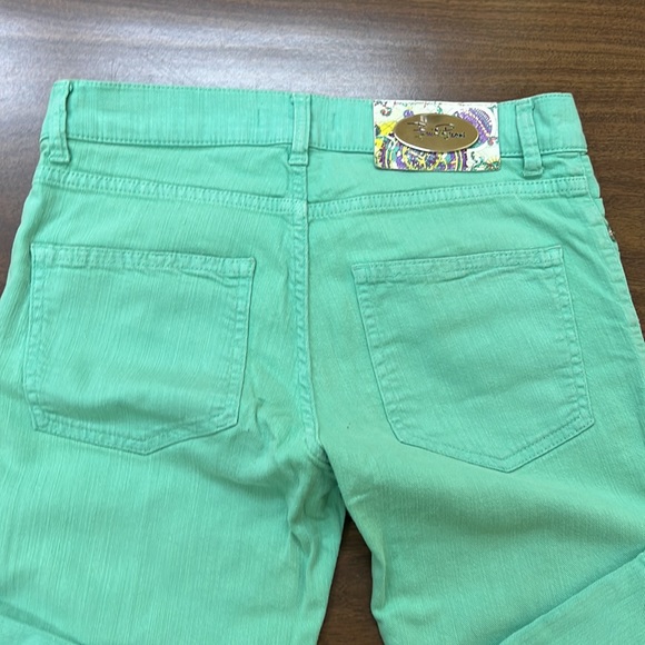 Green distressed Emilio Pucci skinny jeans - Picture 5 of 7